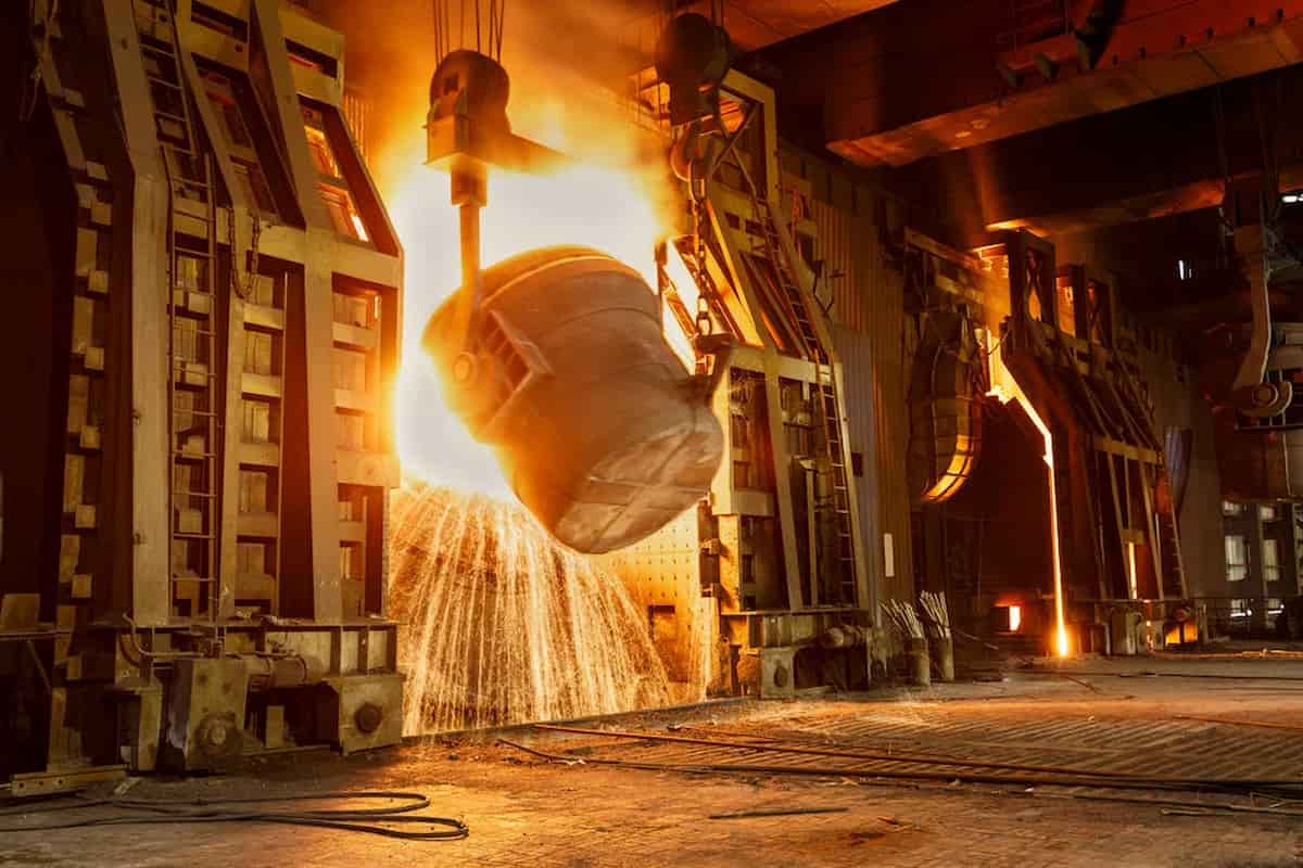 Induction furnace, Heat treatment of cast steel